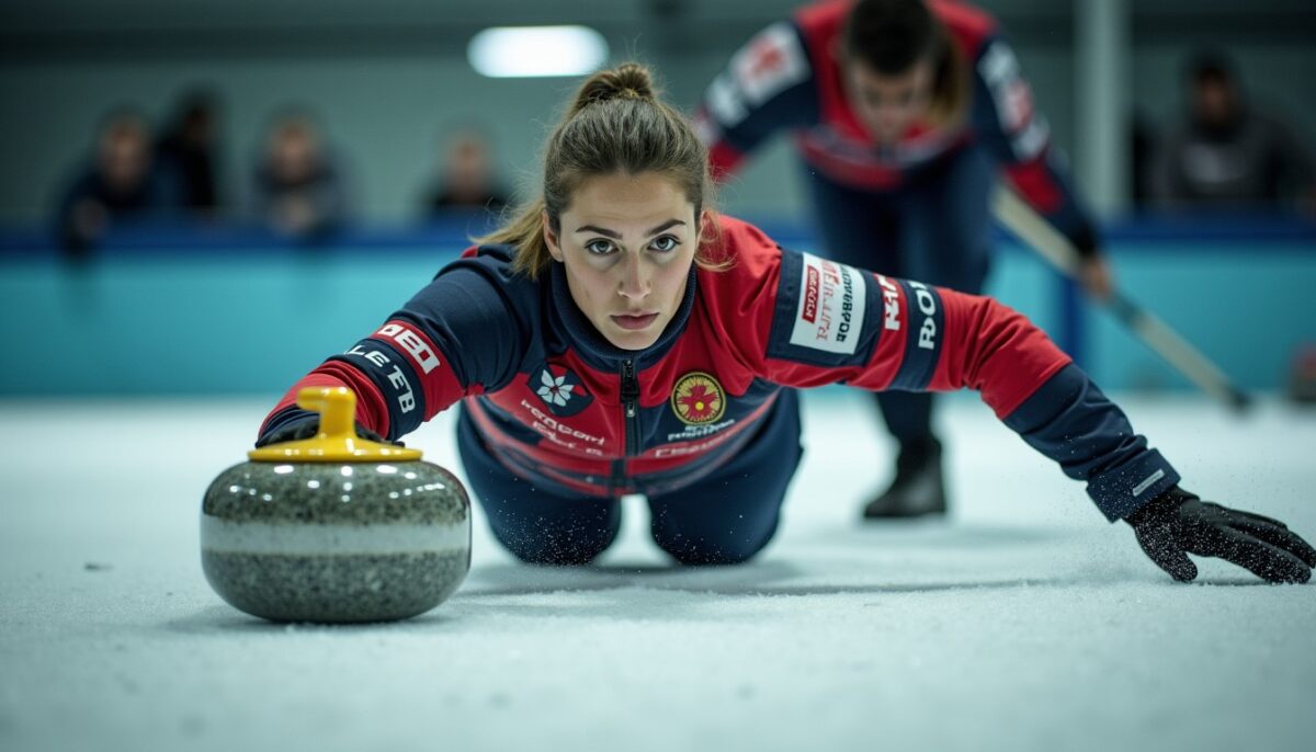 Le curling : quand un seul lancer précis peut bouleverser toute la partie