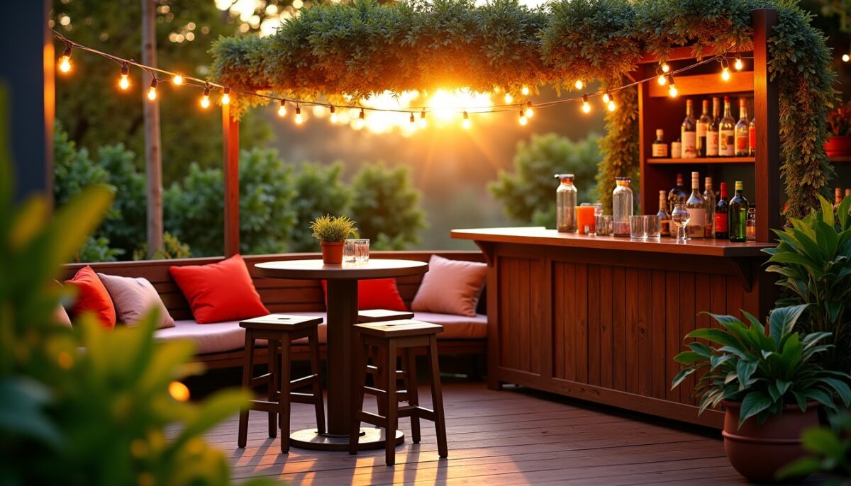 Transformez votre patio en un bar d'été convivial et sur mesure Transformez votre patio en un bar d'été convivial et sur mesure