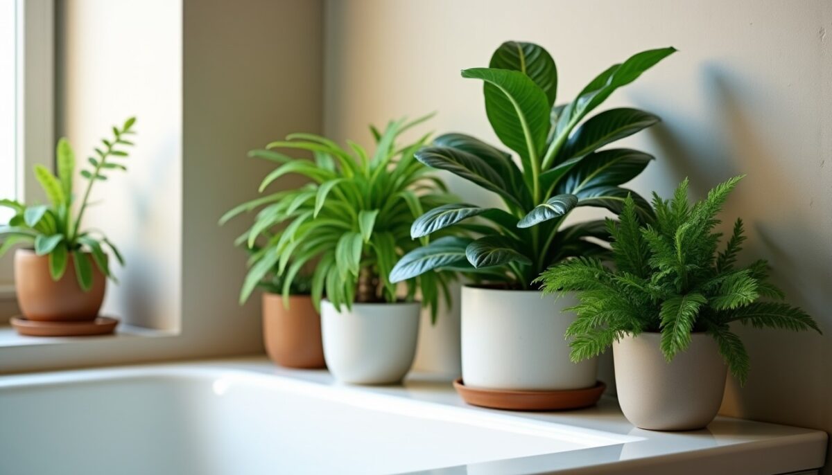 Plantes idéales pour illuminer et embellir votre salle de bain peu lumineuse